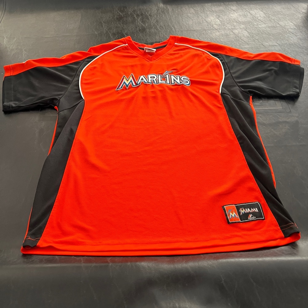Majestic Men’s XL Miami Marlins Baseball Jersey